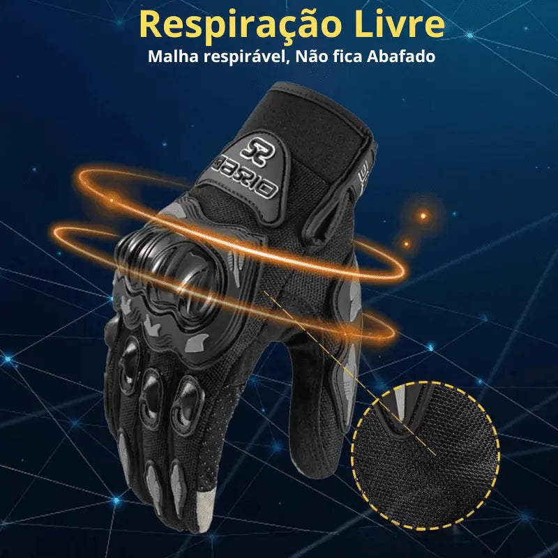 Luvas De Motoqueiro Respirável™