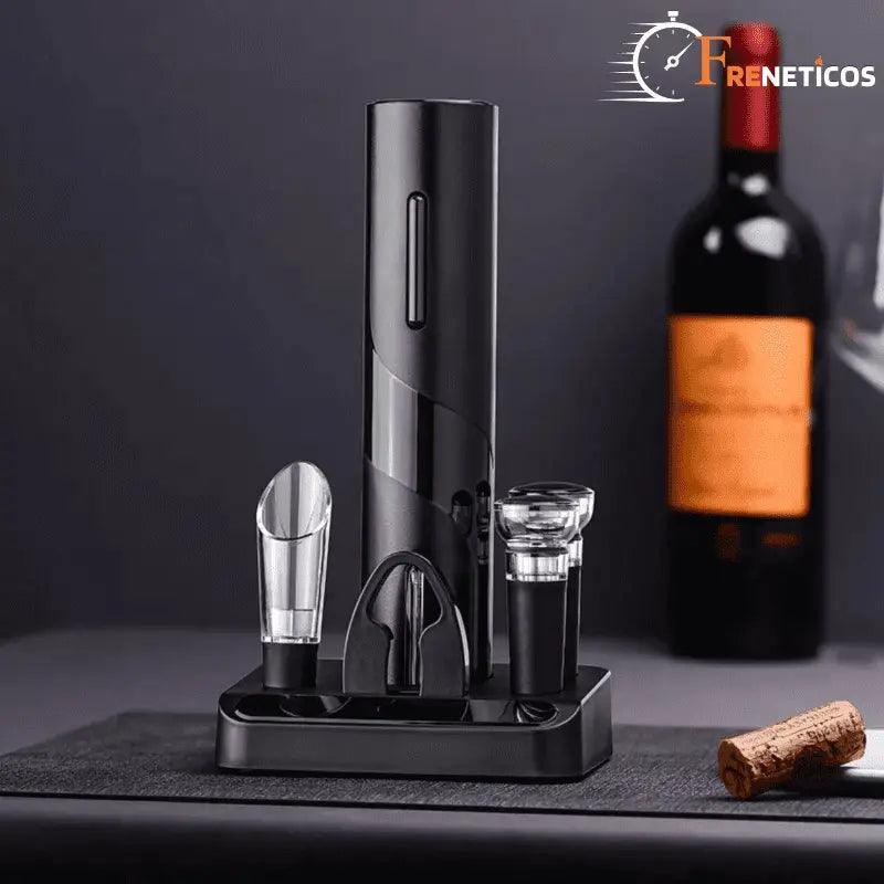 Abridor de Vinho Elétrico + 3 Brindes - Freneticos.com